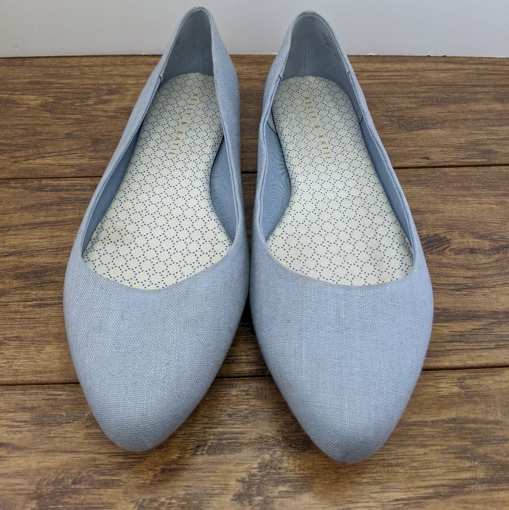 Kelly and Katie Blue Flats
